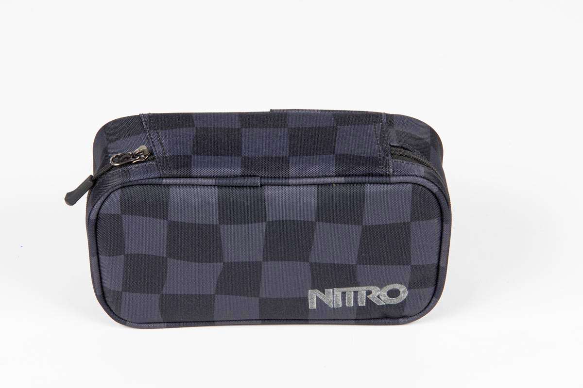 Nitro Mäppchen PENCIL CASE XL BLACK CHECKER schwarz