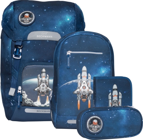 Beckmann Schulranzenset Classic Maxi - 6-Tlg. Set Space Mission