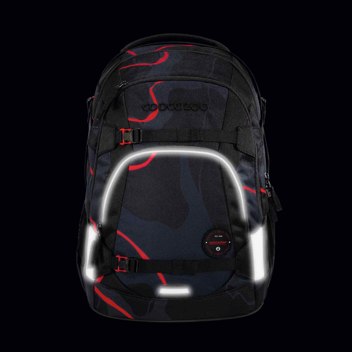 coocazoo Schulrucksack MATE, Lava Lines