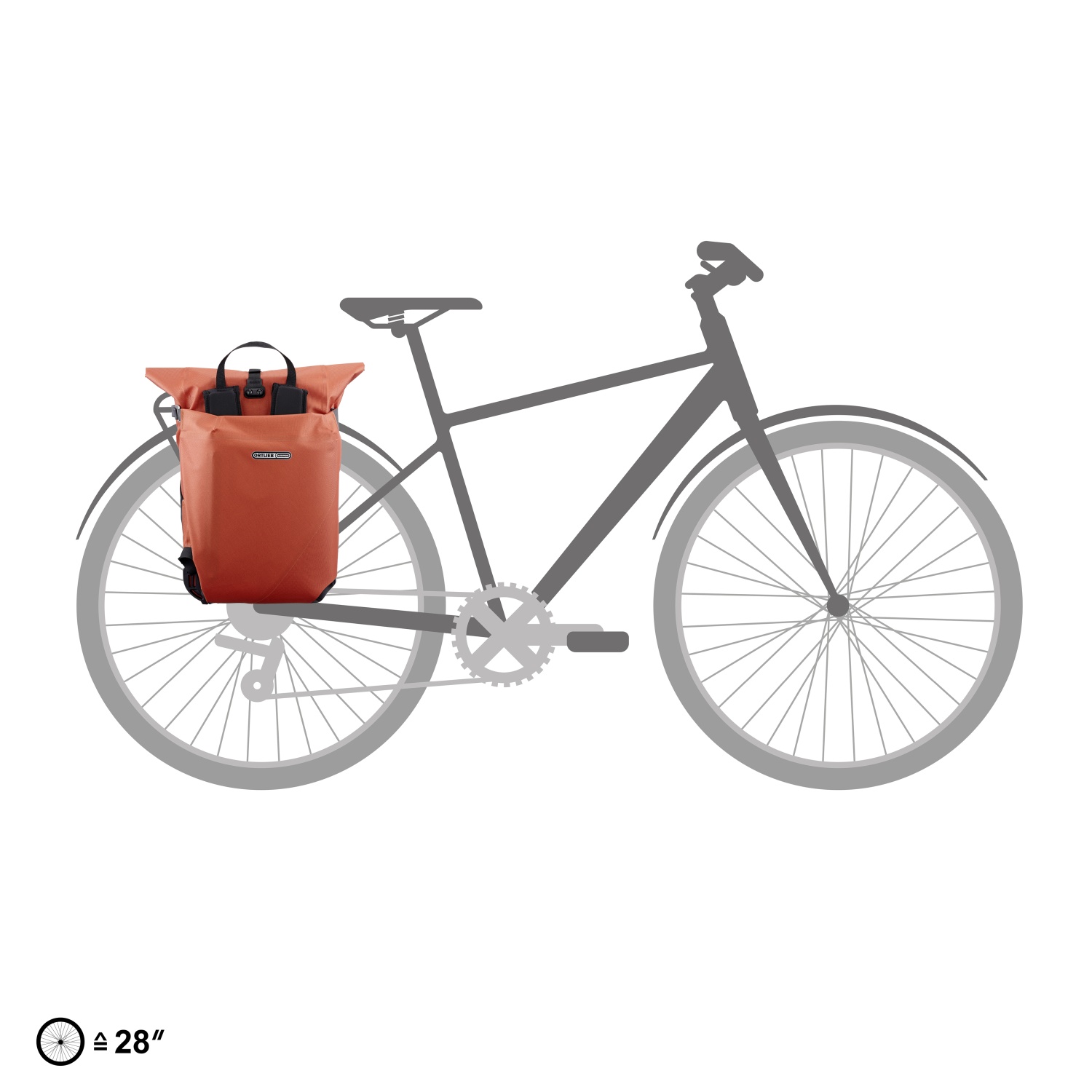 ORTLIEB Vario QL2.1 Fahrradrucksack 26L rooibos