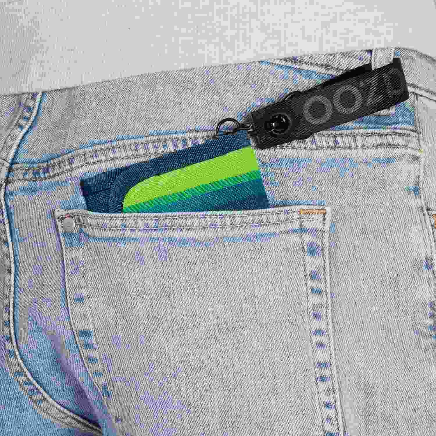 coocazoo Geldbörse, Lime Stripe