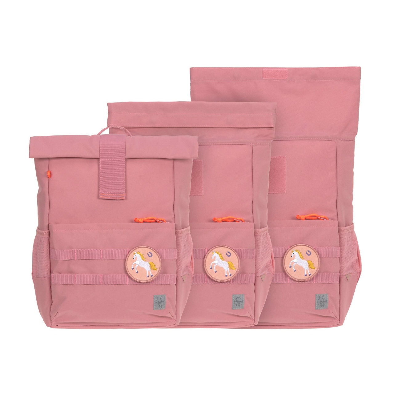 Lässig Kinderrucksack Rolltop pink