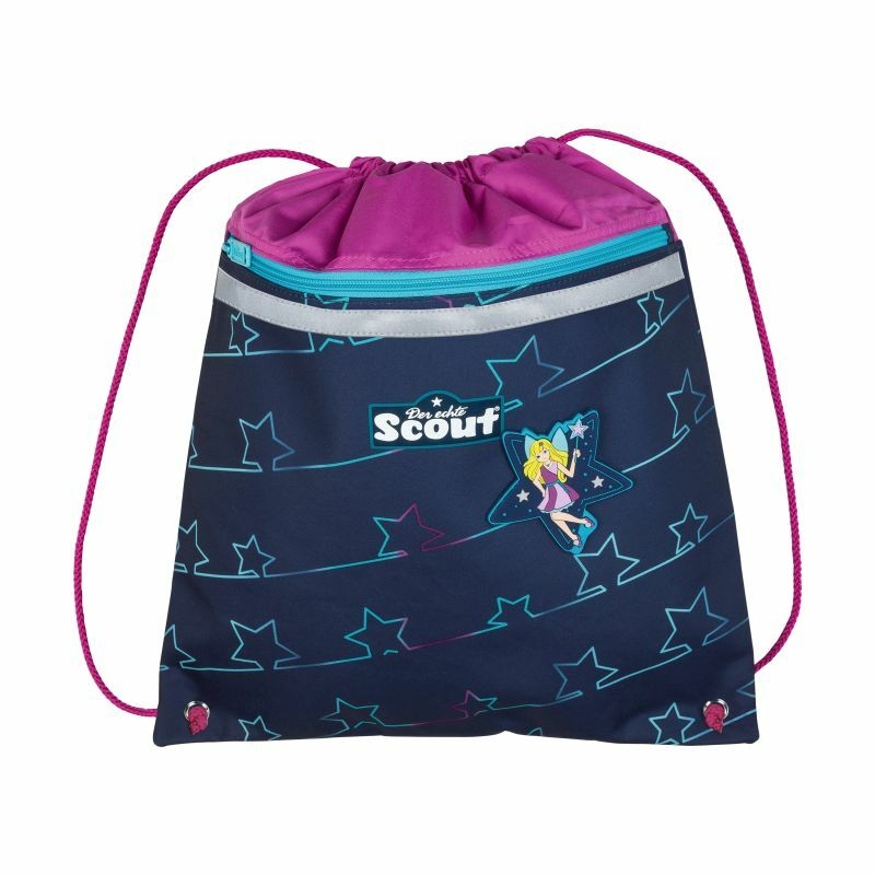 Scout Alpha Blue Star Schulranzen-Set 4-teilig