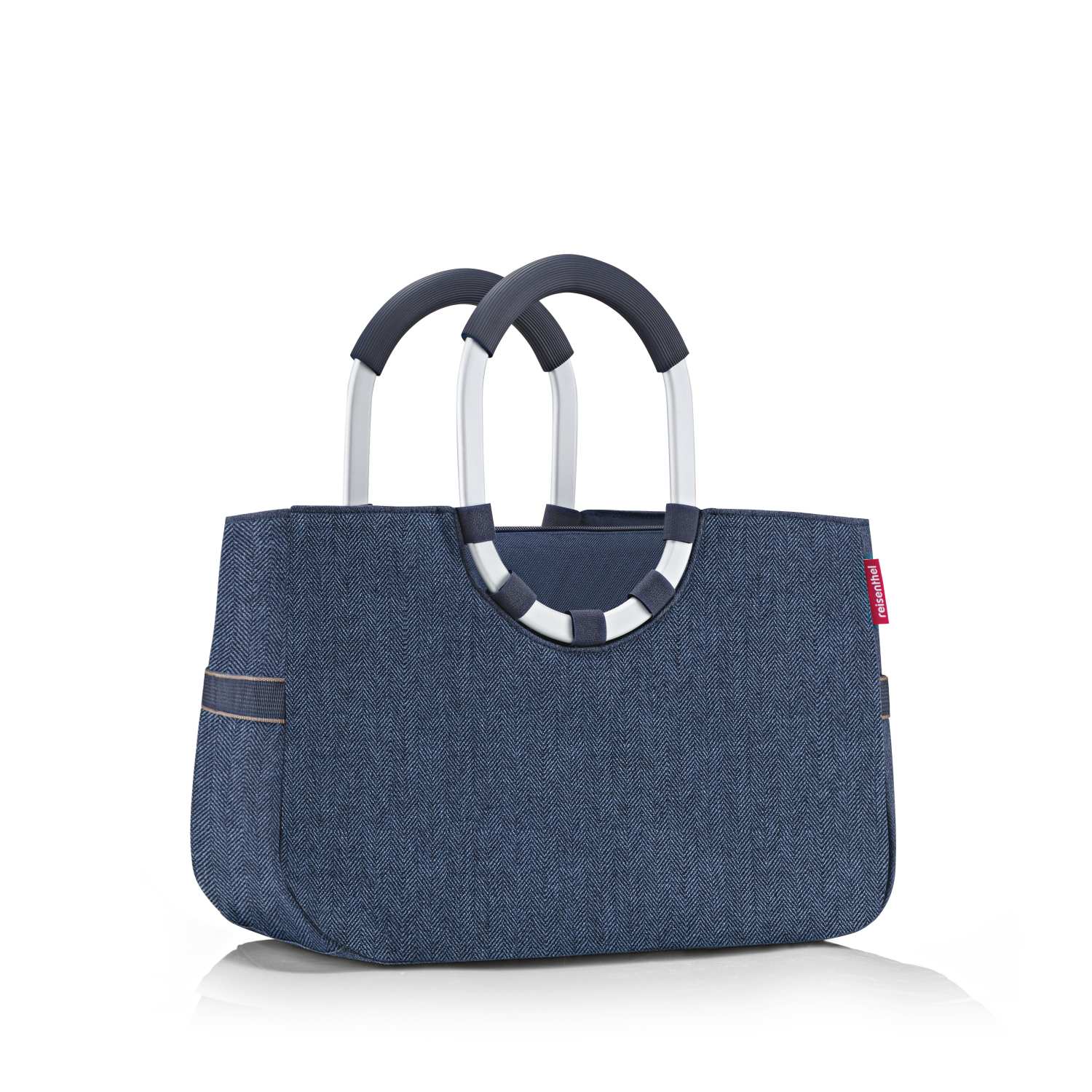 reisenthel Einkaufstasche loopshopper M herringbone dark blue