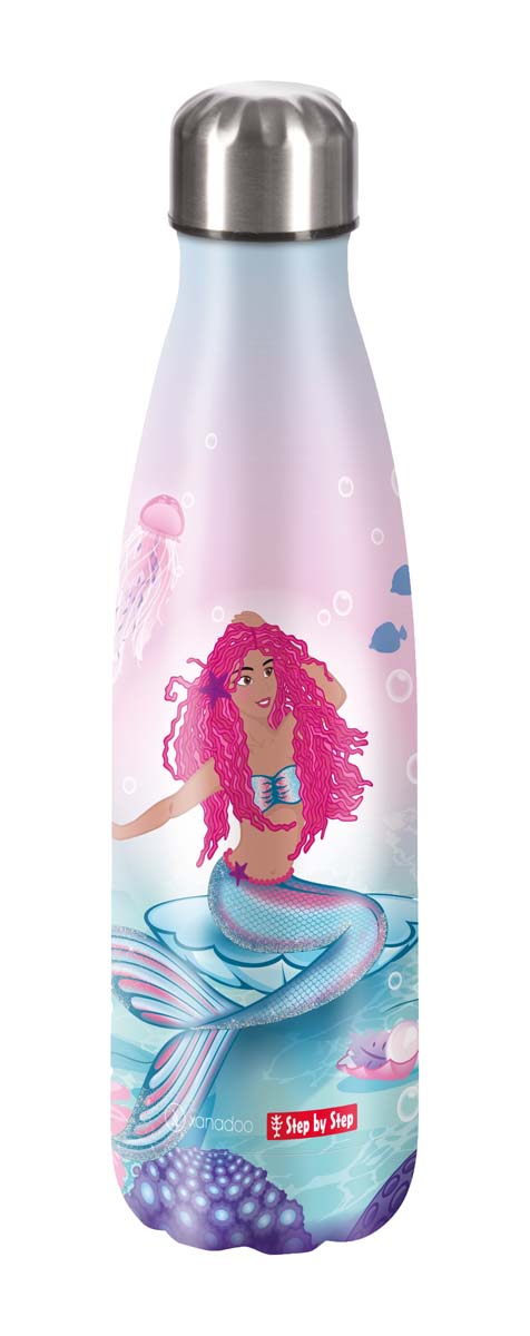 Step by Step Isolierte Edelstahl-Trinkflasche "Mermaid Lola"