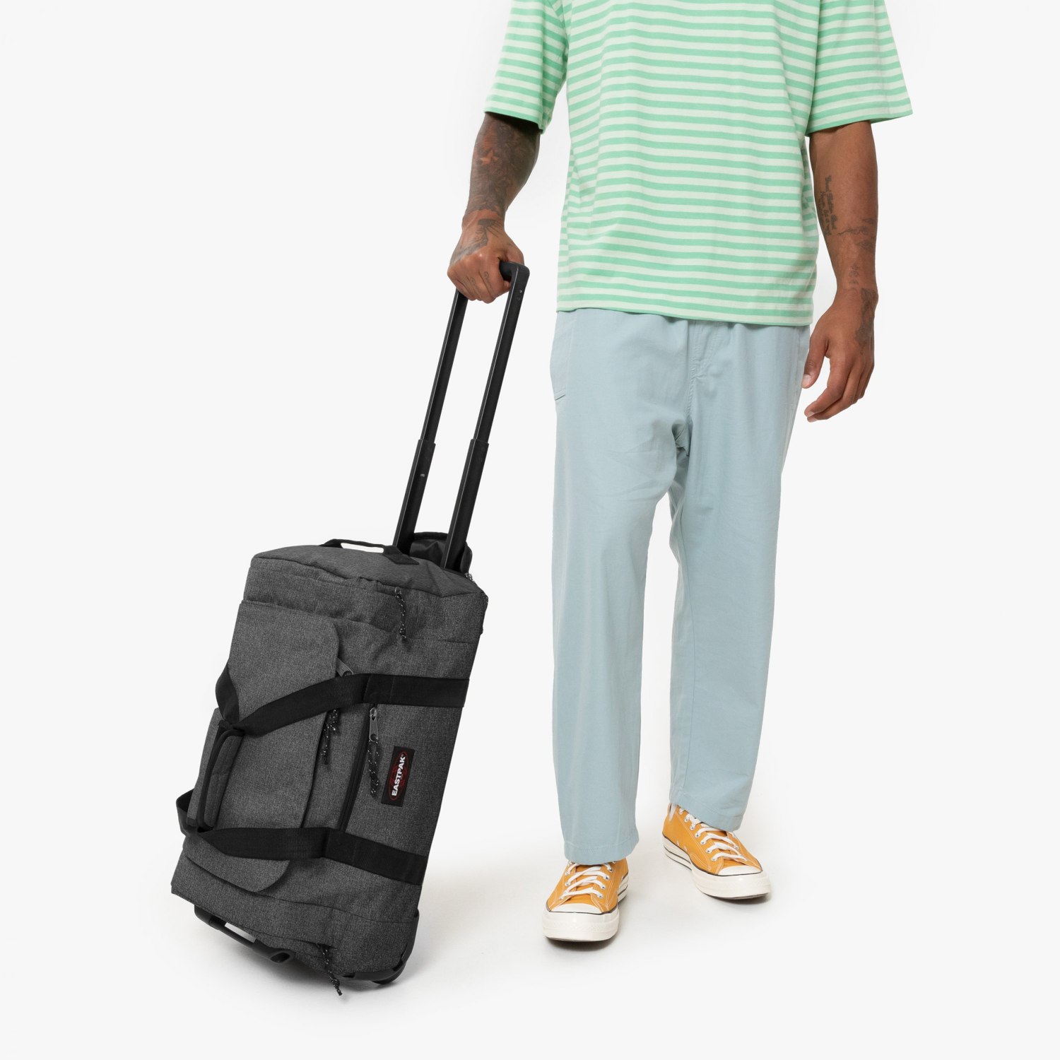 Eastpak Reisetasche Leatherface S + Black Denim