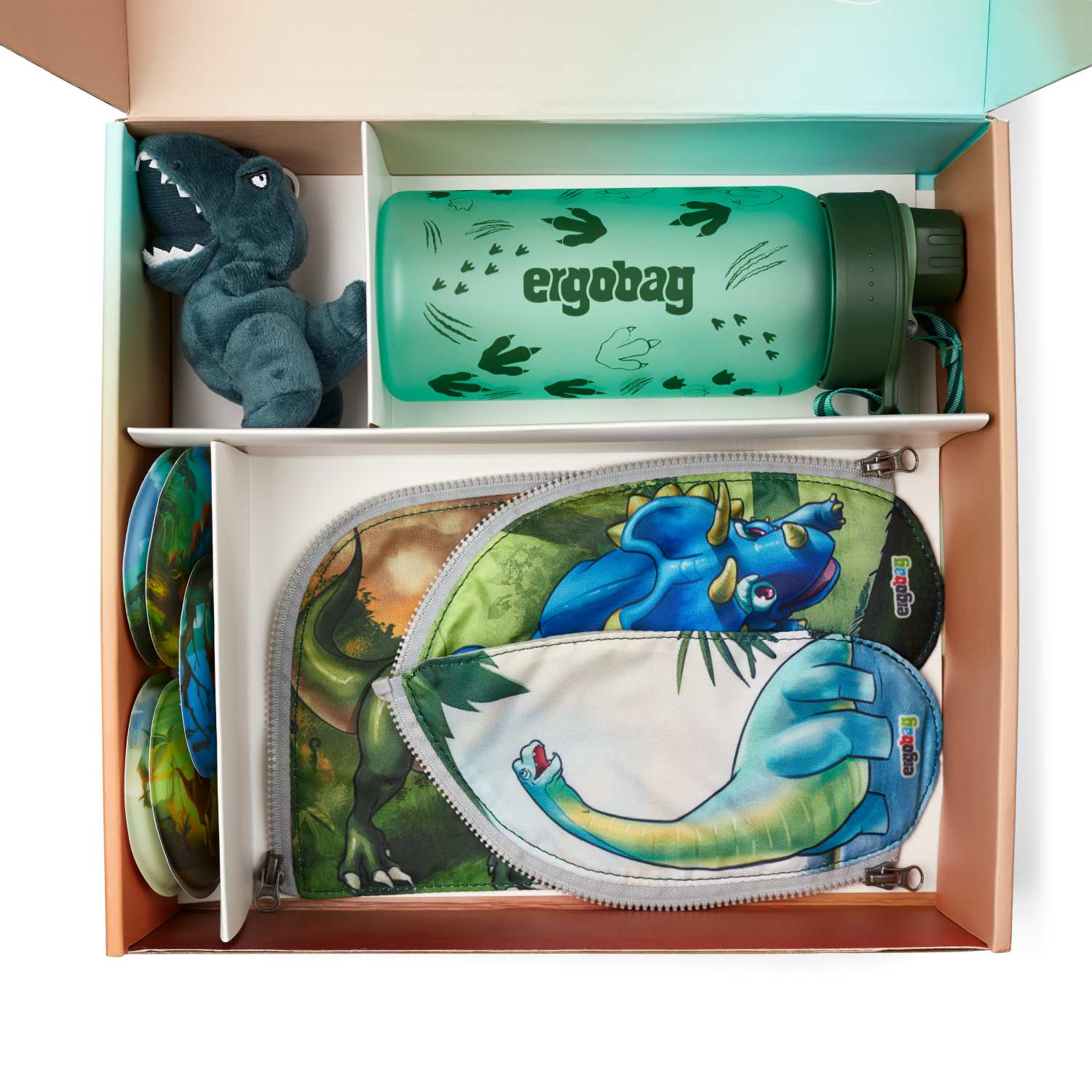 ergobag Fan-Box Dinosaurier