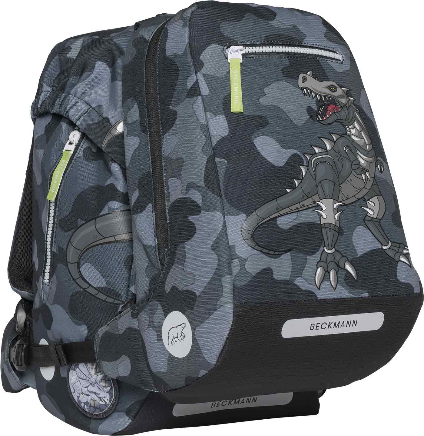 Beckmann Schulranzenset Classic 22 - 6-Tlg. Set Camo Rex