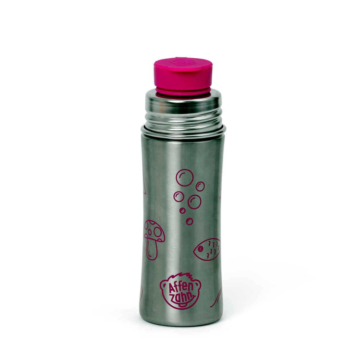 Affenzahn Edelstahl-Trinkflasche Eule pink